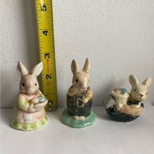 Vintage Ceramic Easter Bunnies from 90s